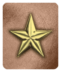 DF35-430-GD-BZ Star Gold-Bronze